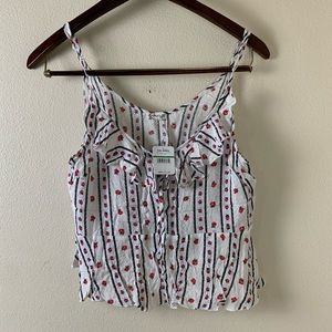 Free People Tank Top Size Large Intimately Free Summer Top NWT